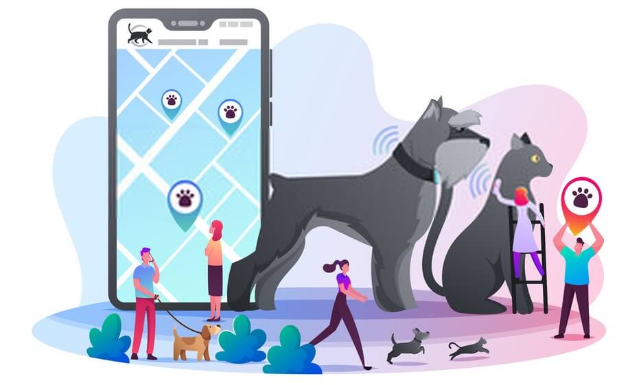 GPS para perros y gatos mascotas