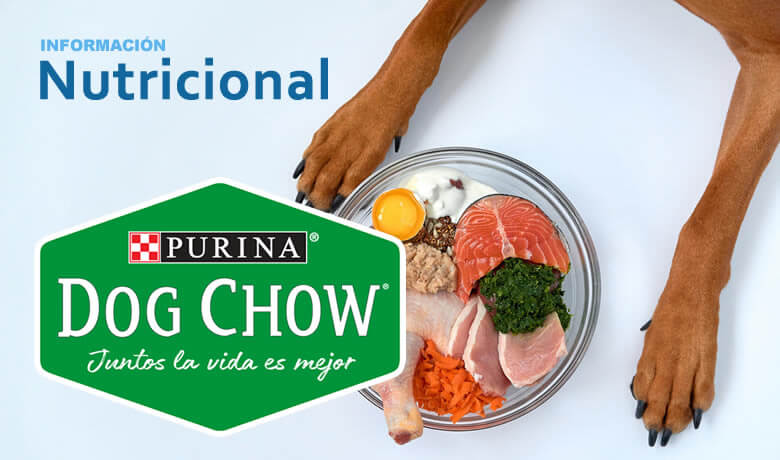 información nutricional de dog chow